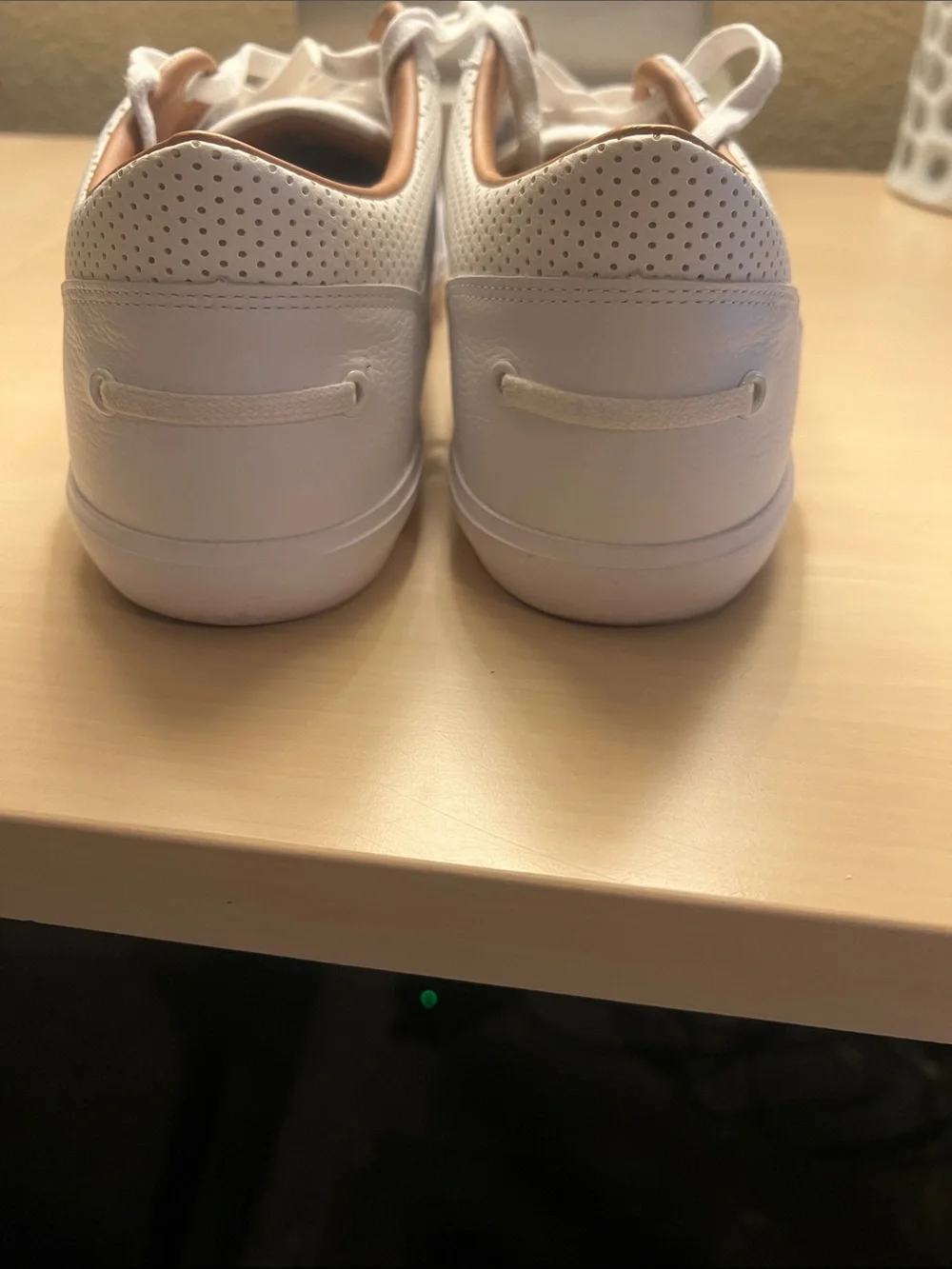 Lacoste white leather